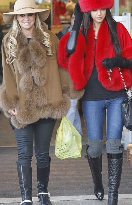 Female Celebrity Boots &amp; Leather - Lucy Mucklenburgh