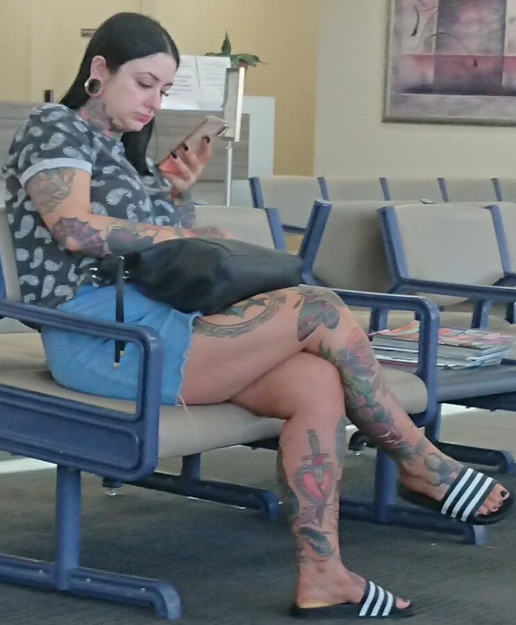 Random sluts out and about