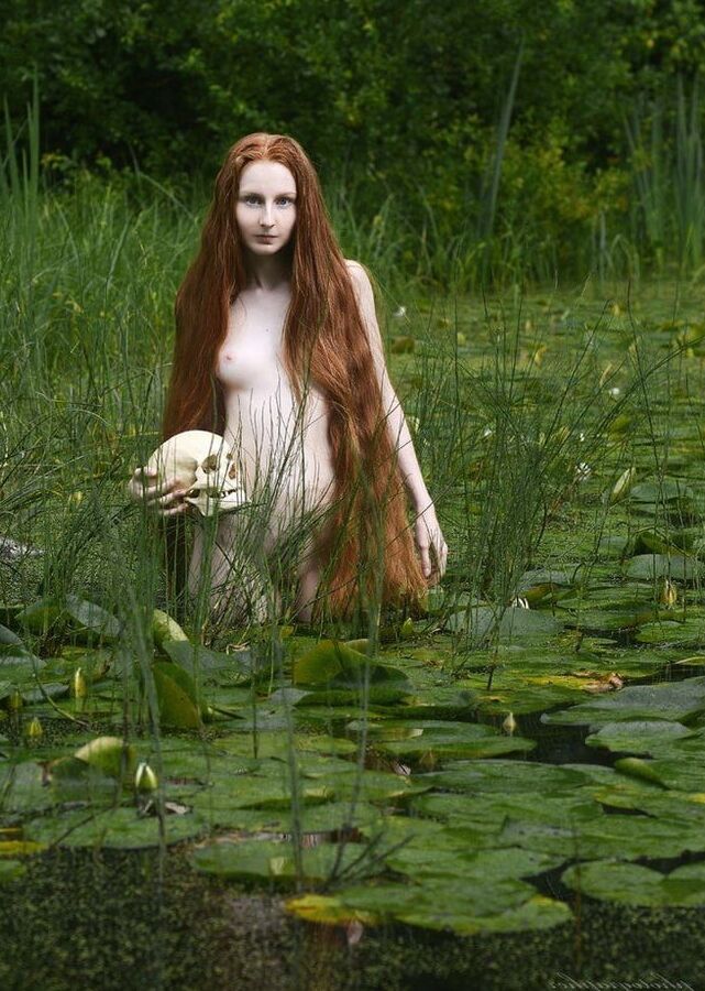 Nude Long Red Hair