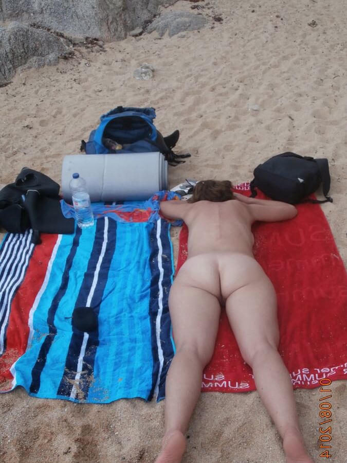 Photos privees prisent a la plage