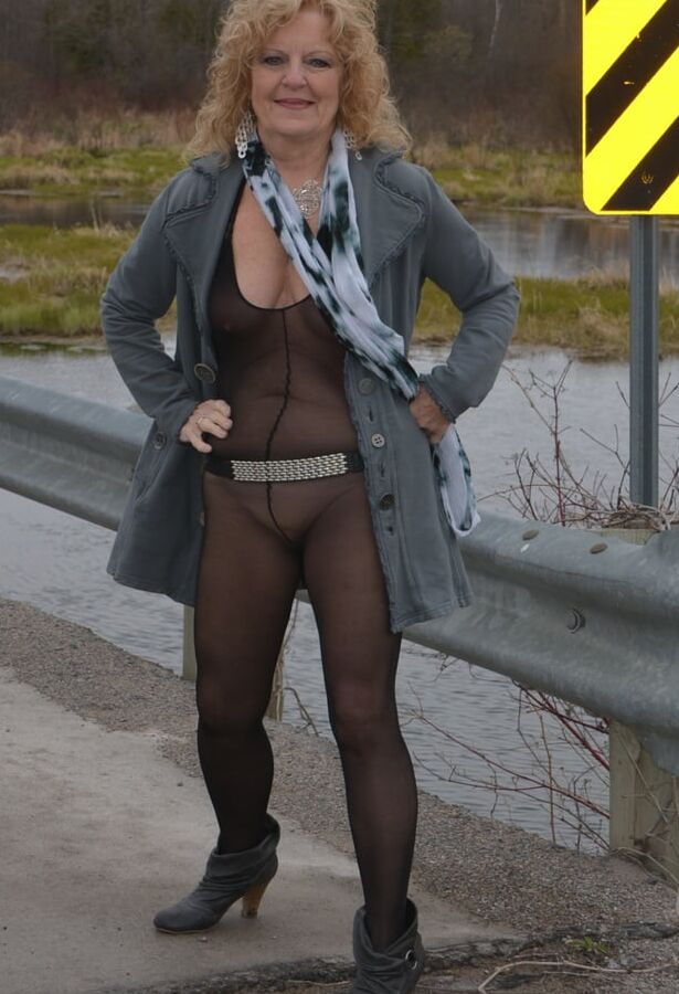 Sheer Black Body Stocking