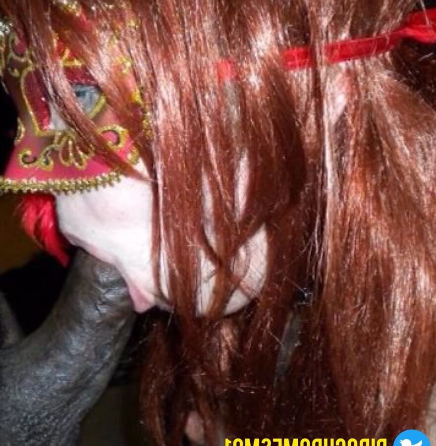 My big black cock in action