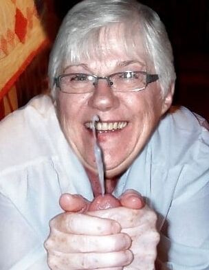 Granny cumshot