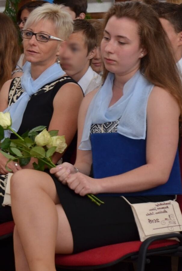 Graduation Day Pantyhosed Teachers