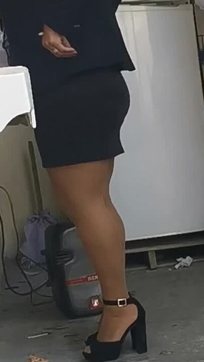 Auntie in Pantyhose