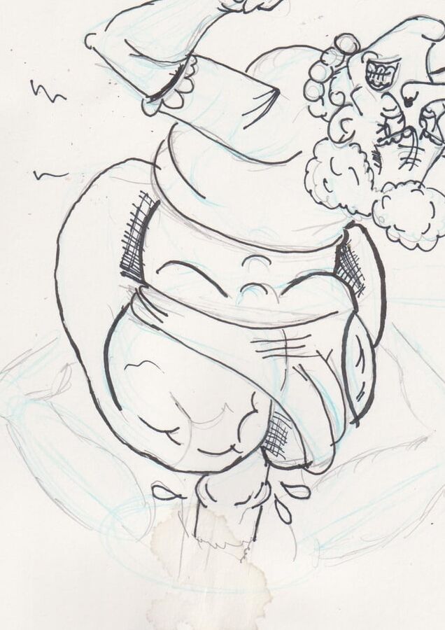 gilf sketches a comic