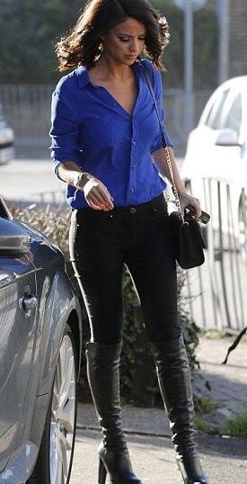 Female Celebrity Boots &amp; Leather - Lucy Mucklenburgh