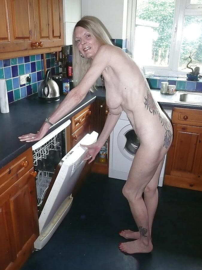 Mom or Wife in the Kitchen or even in Bathroom