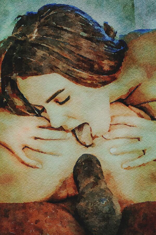 Erotic Digital Watercolor