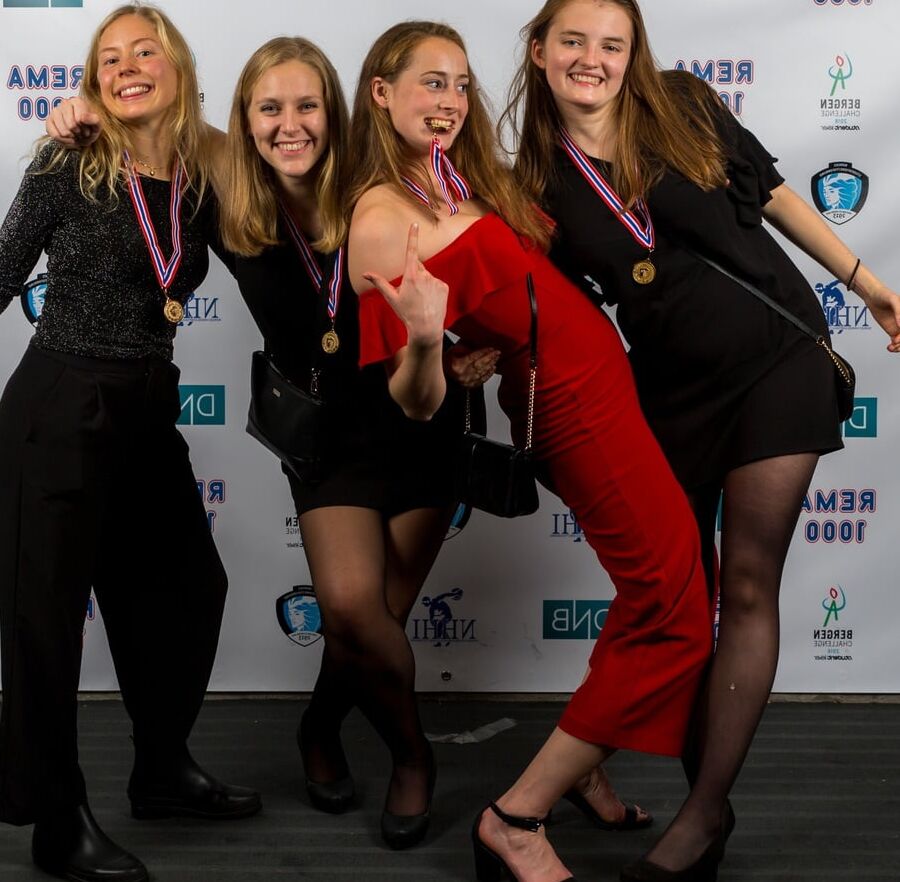 More Award Ceremony Students in Pantyhose