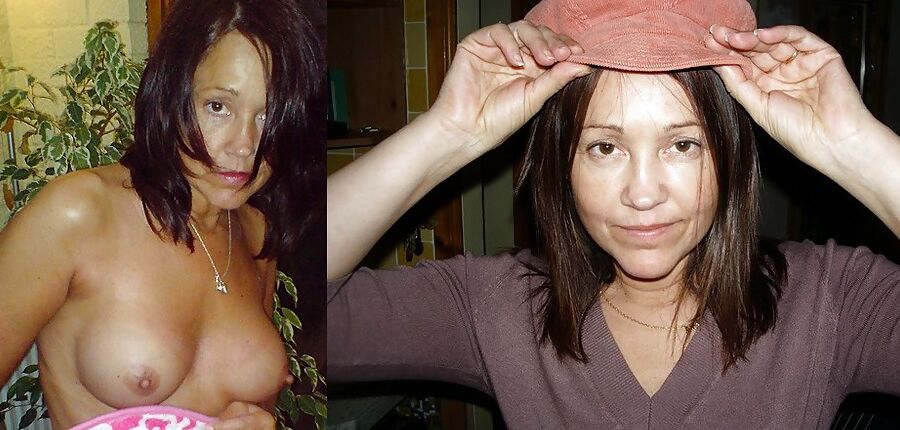 Before and after british milf