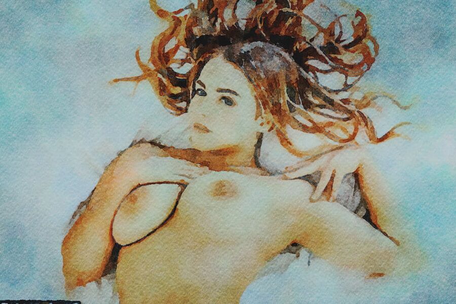 Erotic Digital Watercolor