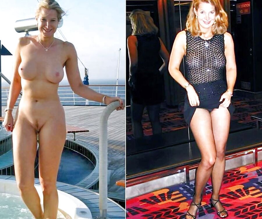 DRESSED - UNDRESSED AMATEUR MILFS