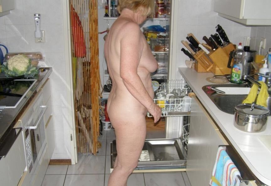 in the kitchen