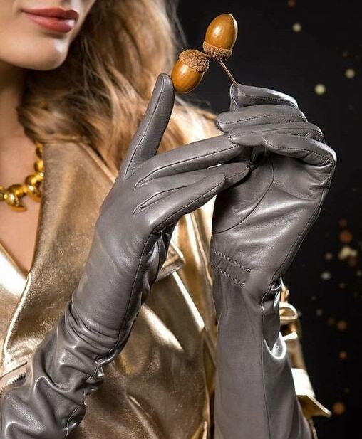 Different Coloured Leather Gloves - by Redbull