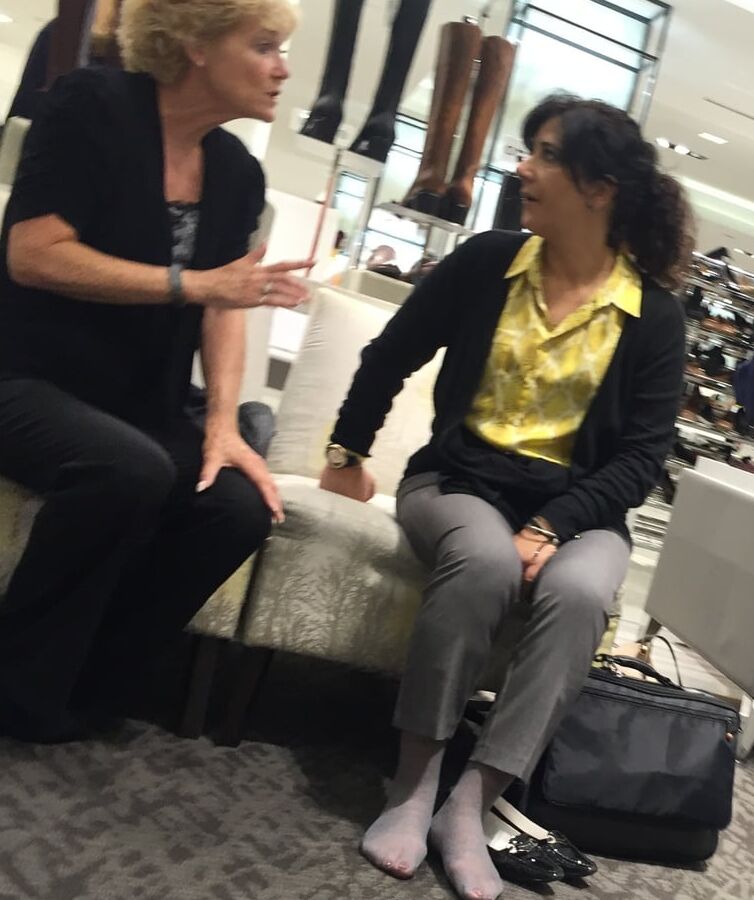 Pantyhosed Shopping - HUT Sluts Part