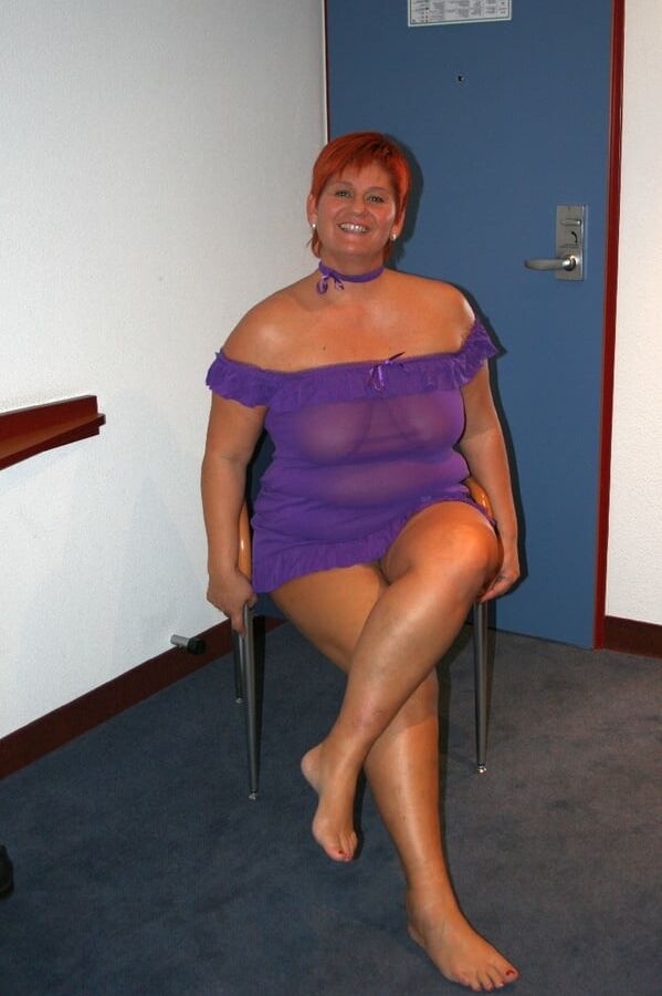 Posing in Purple ...