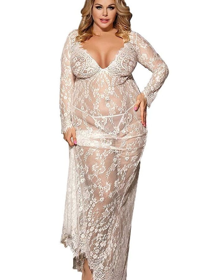 Plus size nightgowns and babydolls