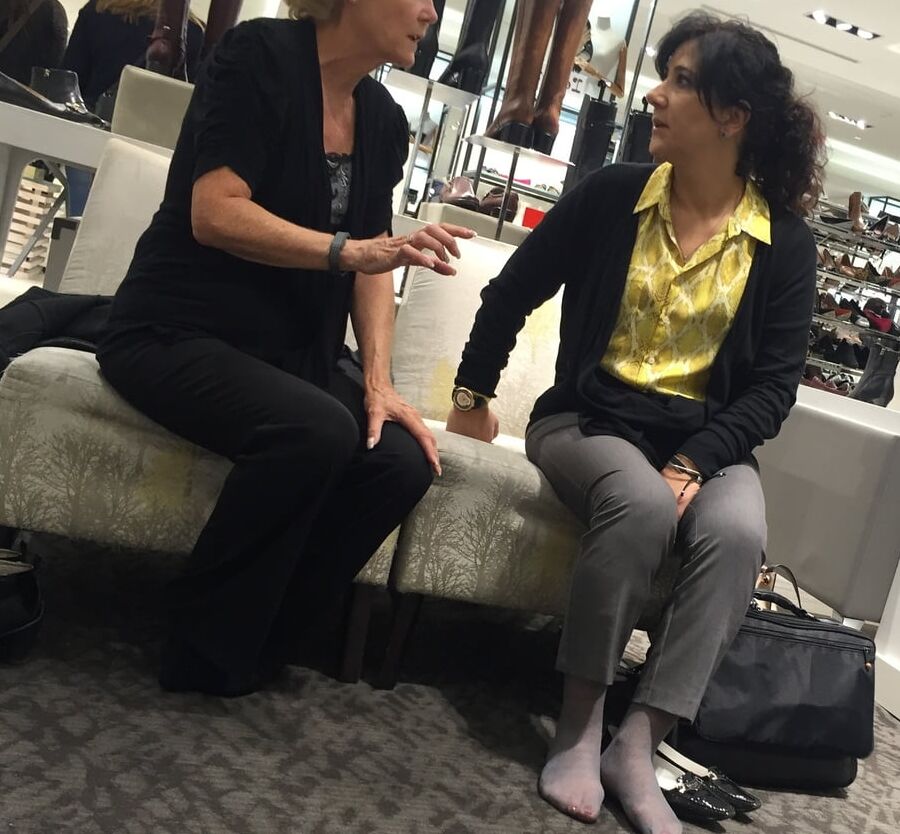 Pantyhosed Shopping - HUT Sluts Part