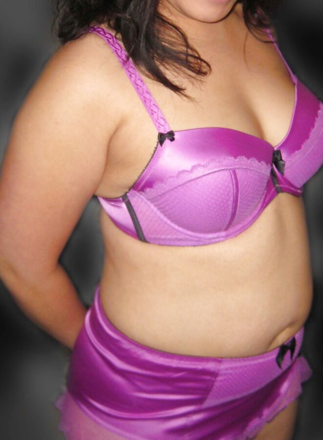 Posing in Purple ...