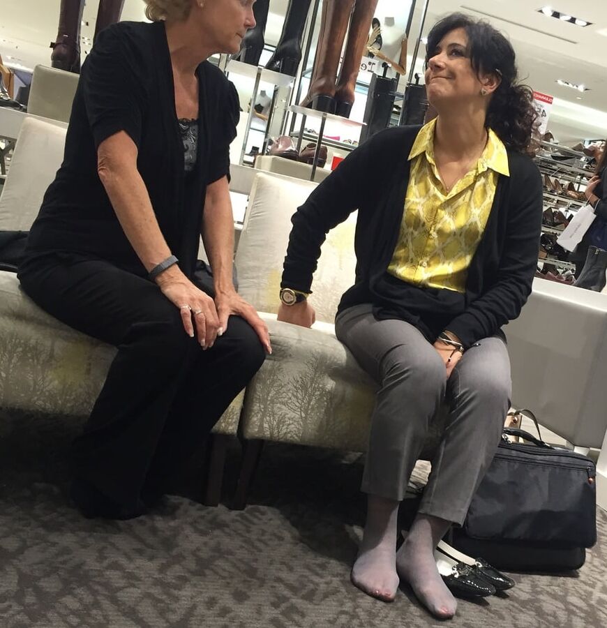 Pantyhosed Shopping - HUT Sluts Part