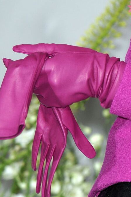 Different Coloured Leather Gloves - by Redbull
