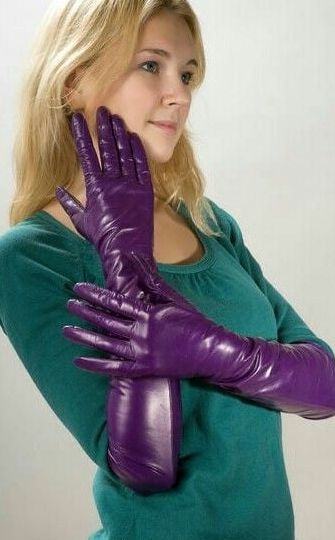 Different Coloured Leather Gloves - by Redbull