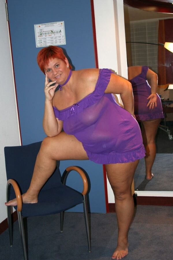 Posing in Purple ...