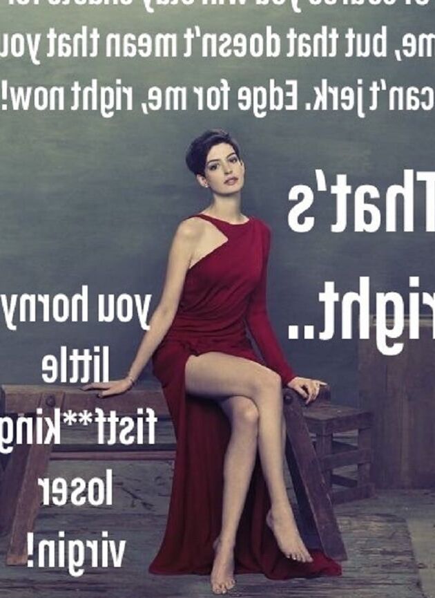 Celeb Femdom Captions CBT, humiliation(taken from tumblr)