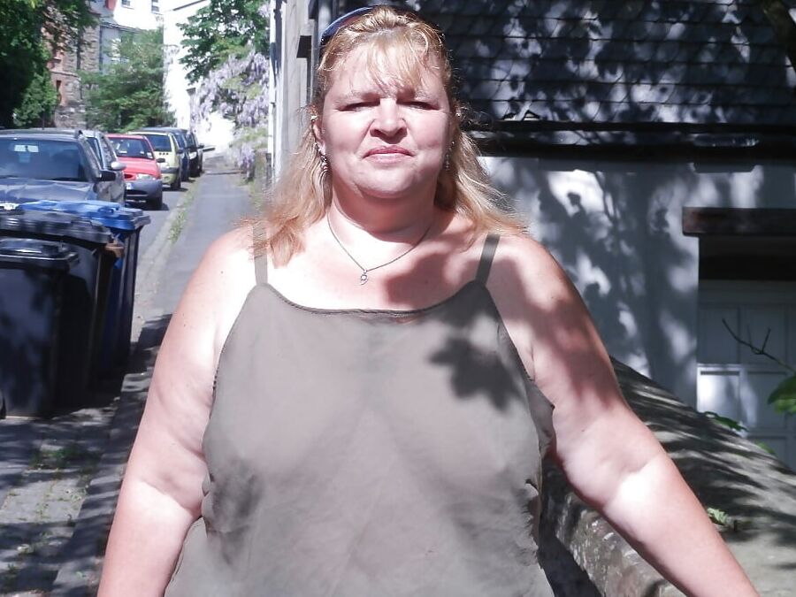 Older and hot (Outdoor braless)