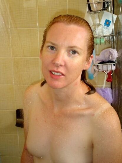 Susan in the shower