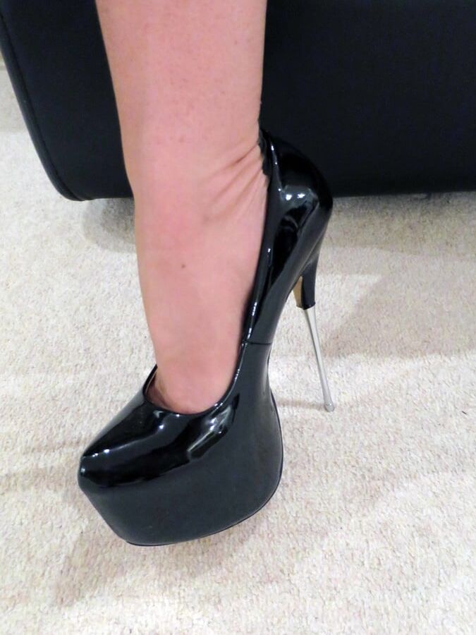 Seamed stockings and stunning heels