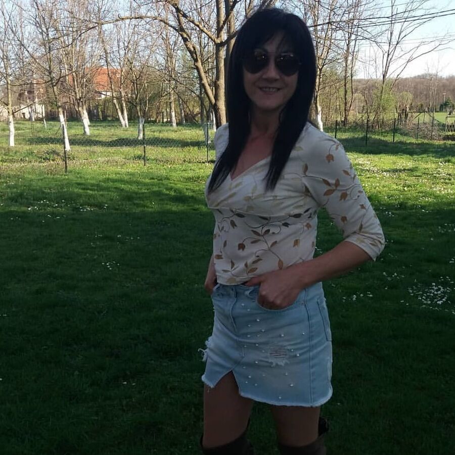 Serbian beautiful skinny mature Snezana Milovanovic