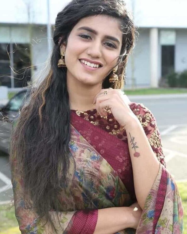 Priya Varrier Cum Mouth