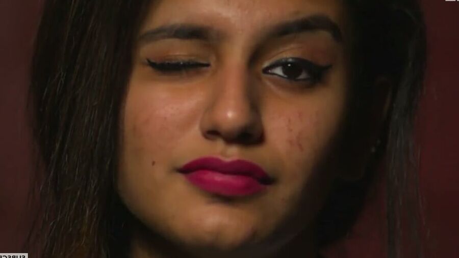 Priya Varrier Cum Mouth