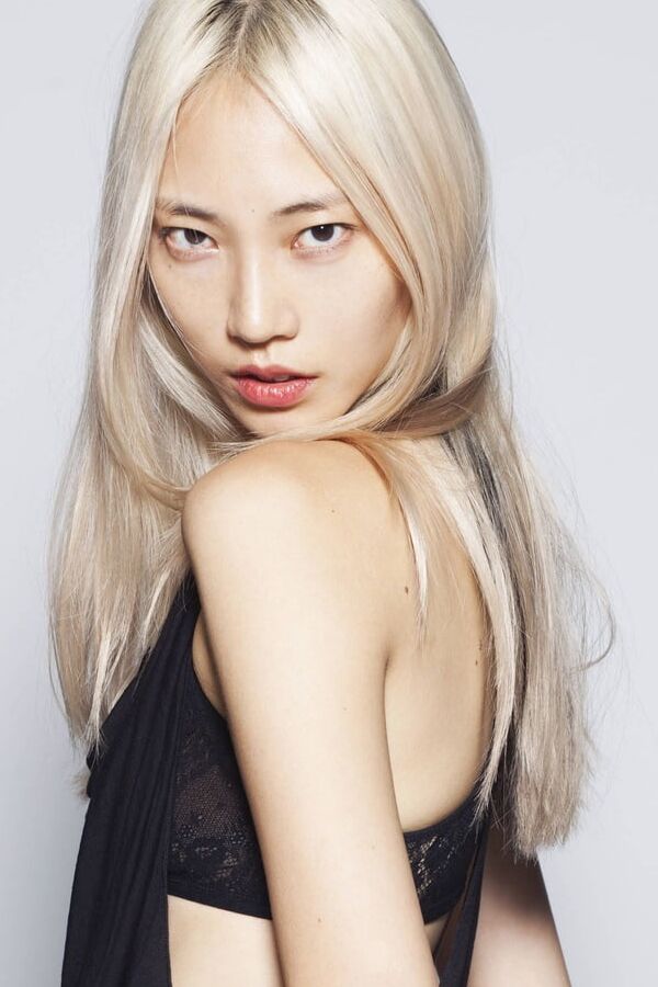 Asian With Blonde Hair