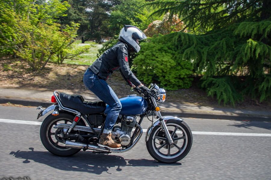 Biker Babes in Jeans