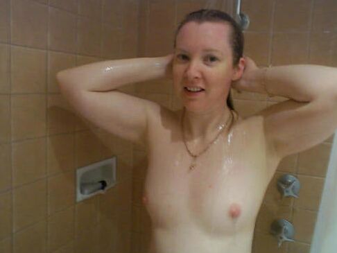Susan in the shower