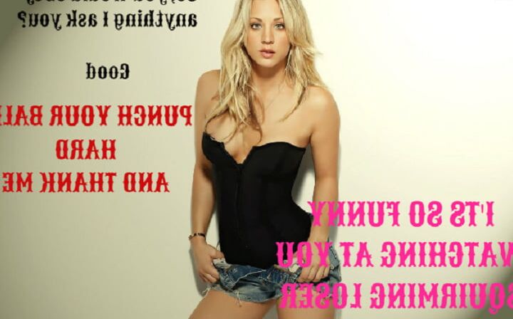 Celeb Femdom Captions CBT, humiliation(taken from tumblr)