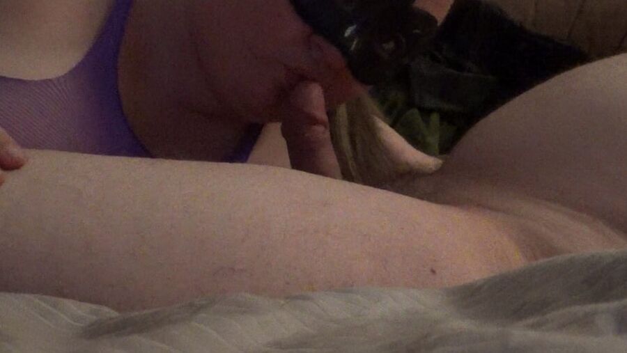 Bbw wife small cock blowjob tease