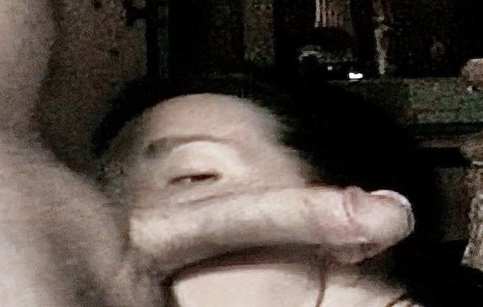 Cock sucker doing what she does best