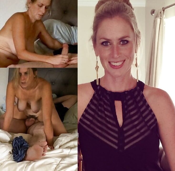 Sexy Exposed Blonde Milf