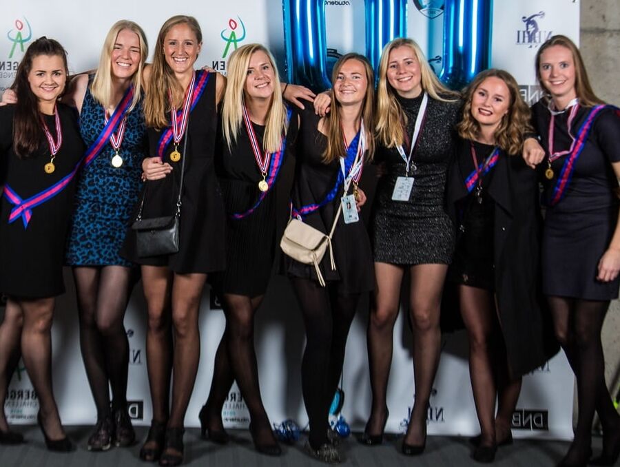 Award Ceremony Students in Pantyhose