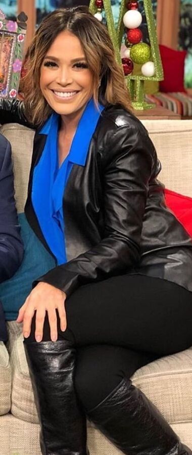 Female Celebrity Boots &amp; Leather - Karla Martinez