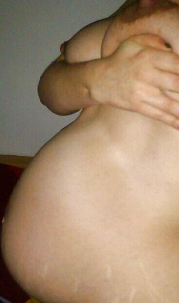 Plump pregnant breasts