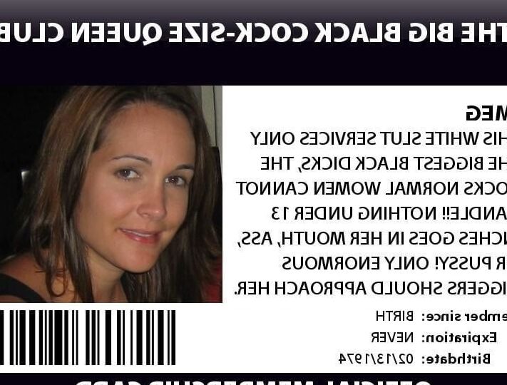 Slutwife Meg exposed as BBC whore