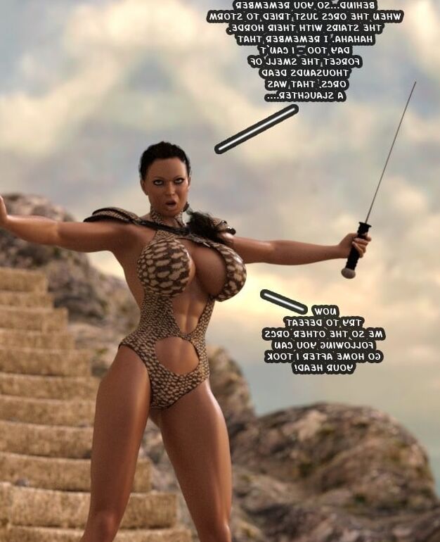 A   Amazon vs Orc