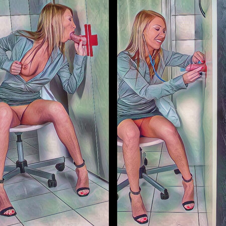 Blowjobs in high heels