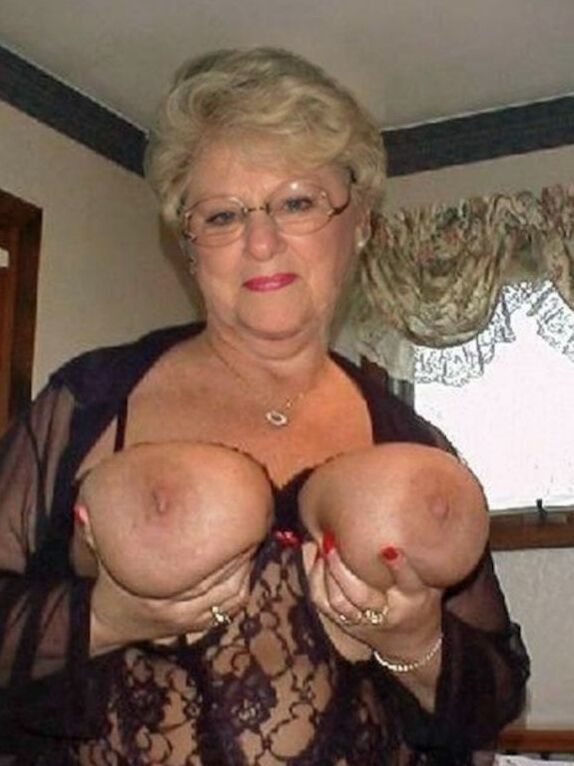 Granny big boobs