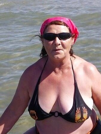 Bbw mix (Big older women in swimsuite)
